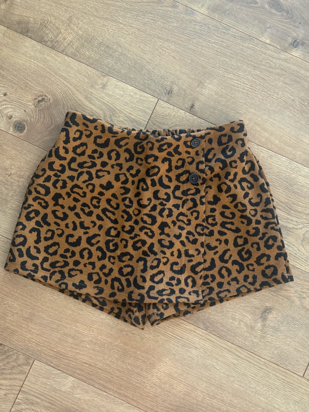 Old Navy Leopard-Print Skort - Brown & Black